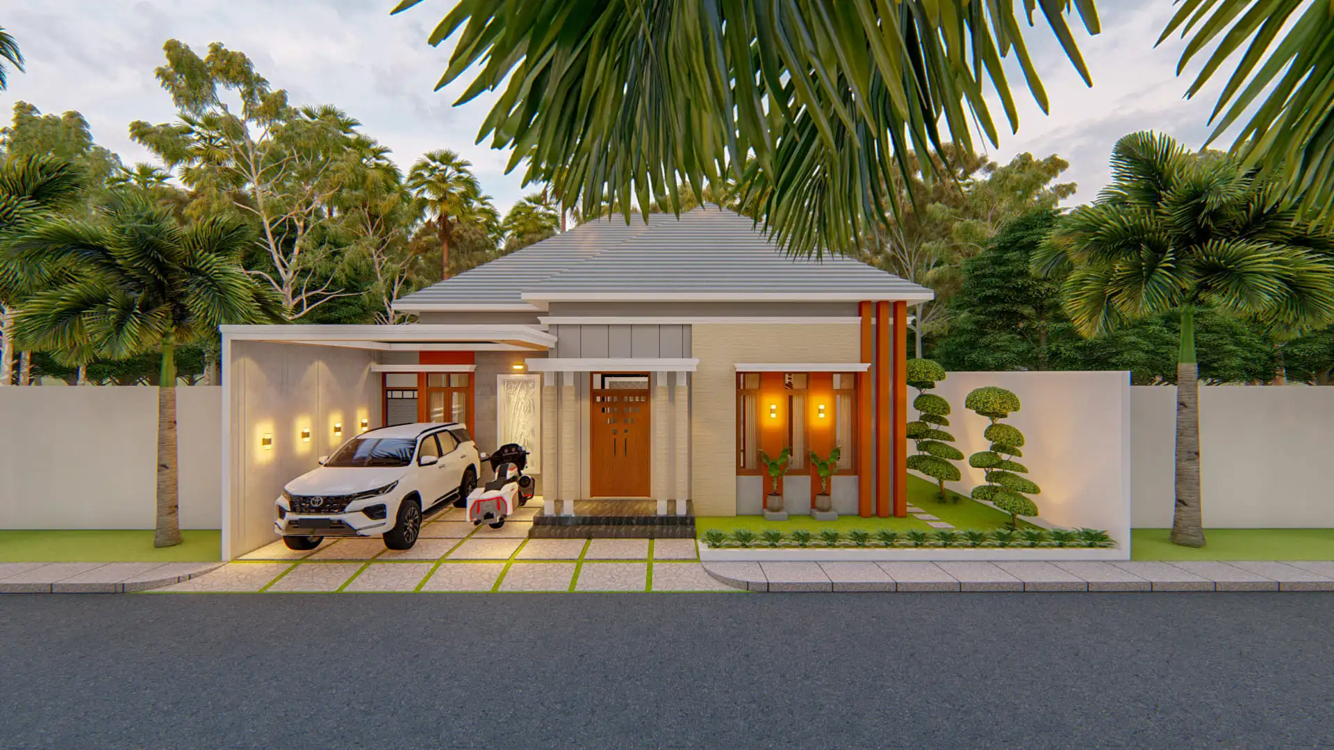 Desain rumah modern